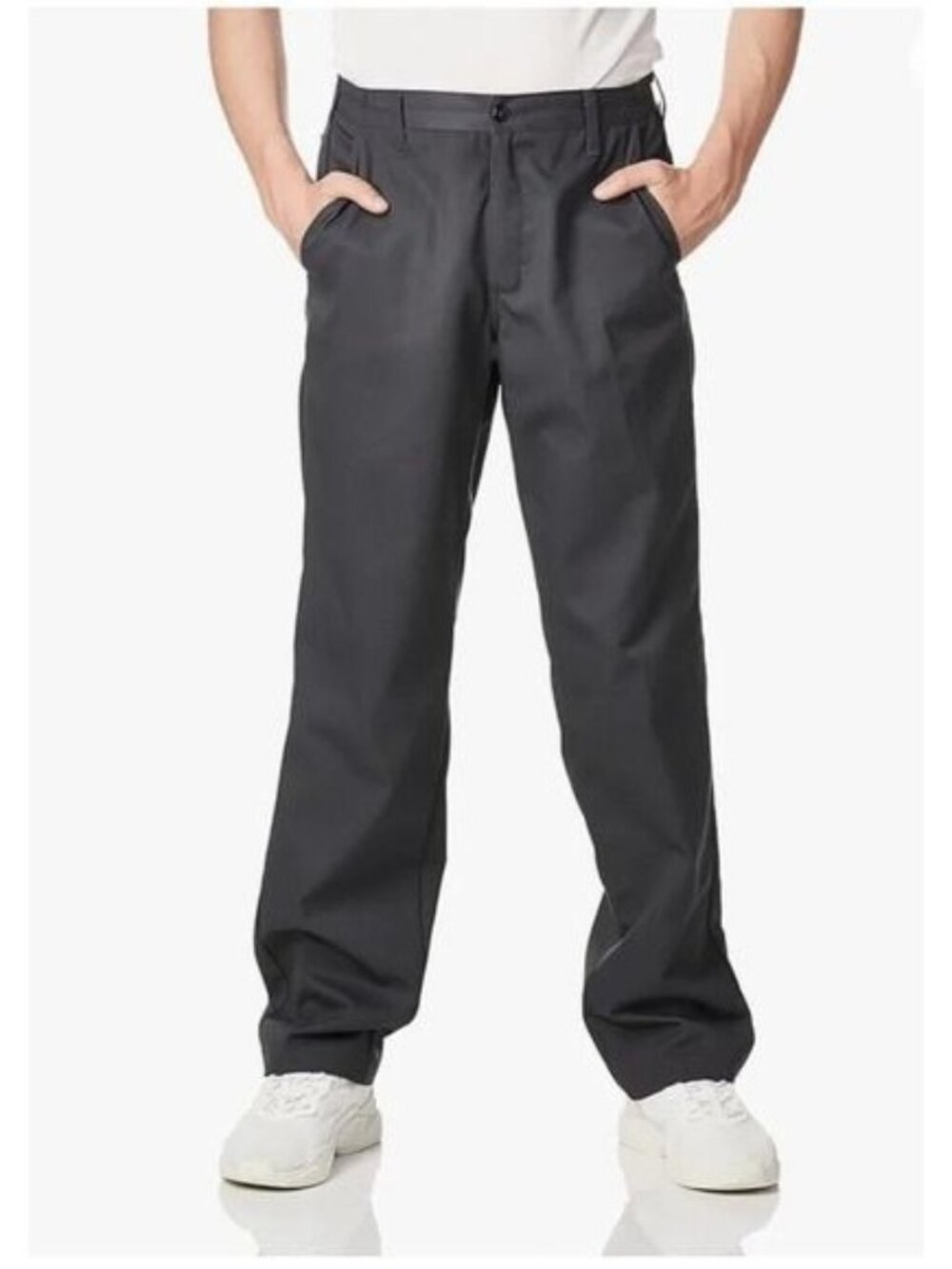 WearGuard Mens Durable Press Work Pants 49/50 Gray Polyester/Cotton Made In USA